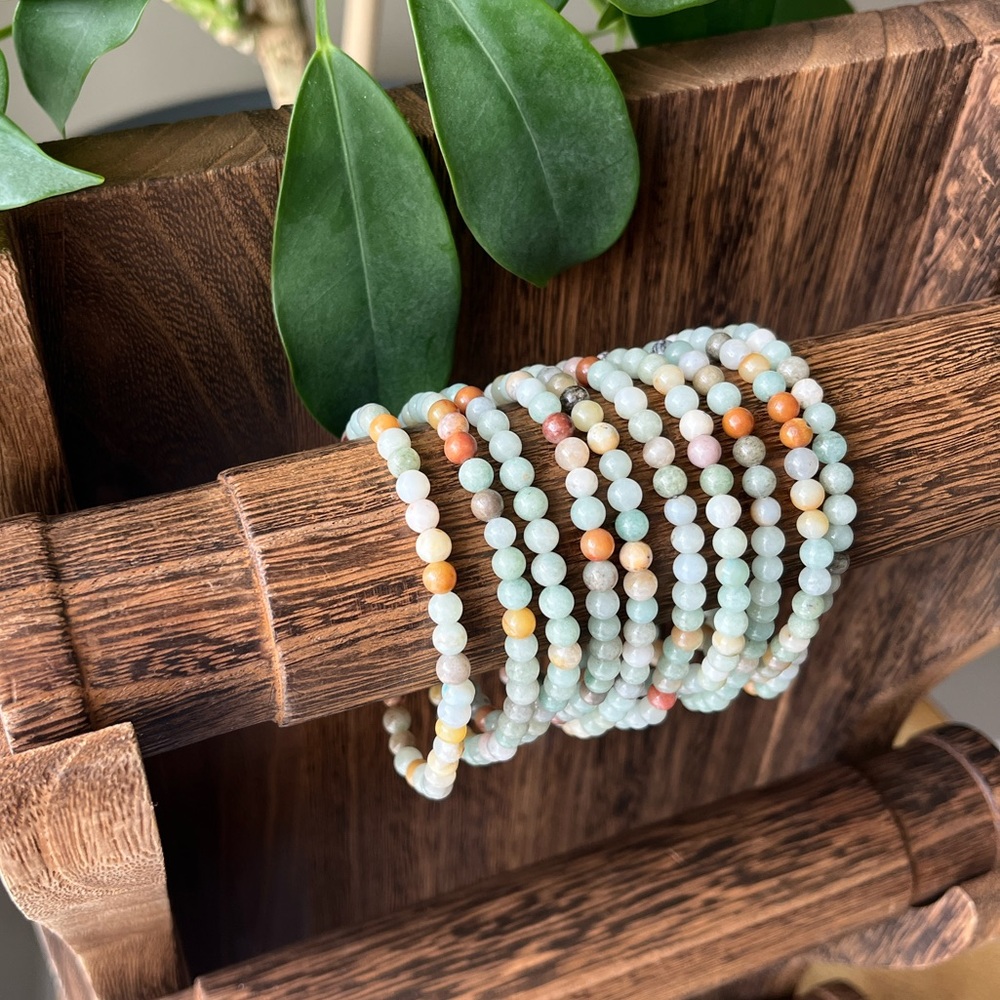 Mixed Amazonite bracelet - Picture 4 of 5